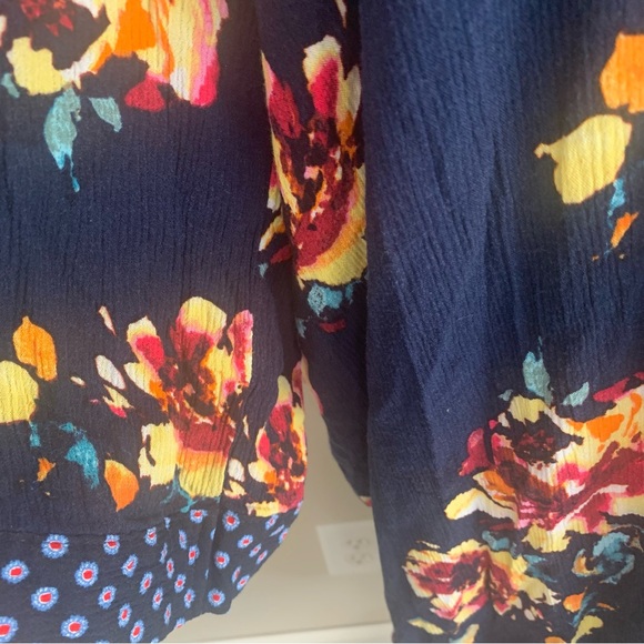 Band of Gypsies Long Floral Duster Kimono - Picture 2 of 9